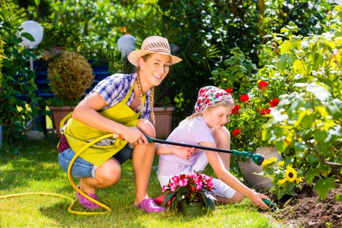 Seasonal hedge trimming in Leytonstone during spring